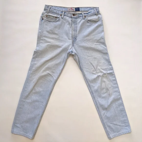 Vintage Levi's 540 orange tab jeans pants, size 36 x 30 - Picture 4 of 7